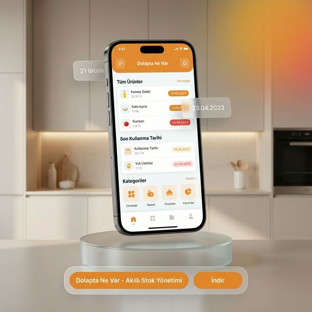 Dolapta Ne Var Uygulama Ekranı